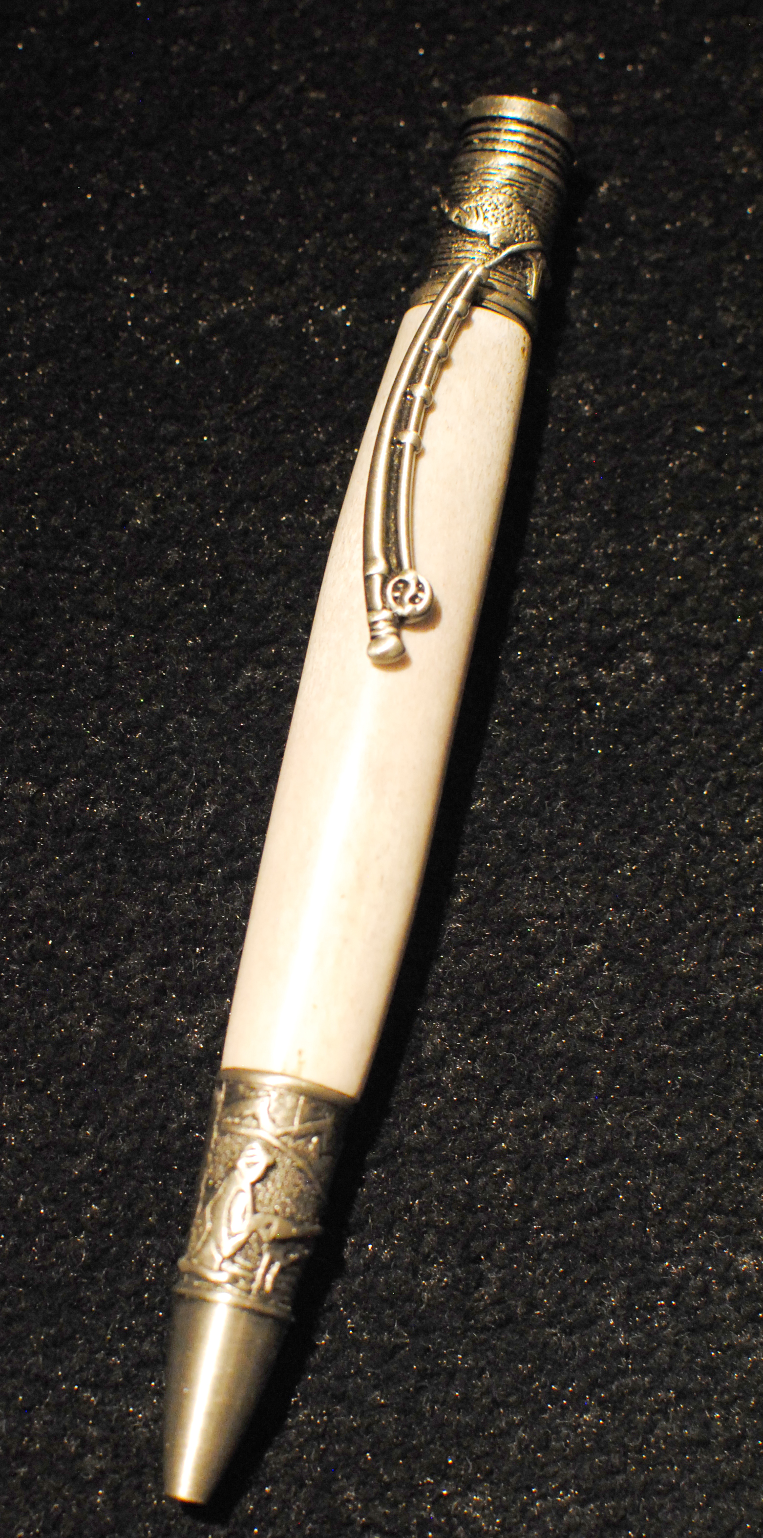Alex Pearl Allywood Creations Fly Fisherman Pen - Antler 